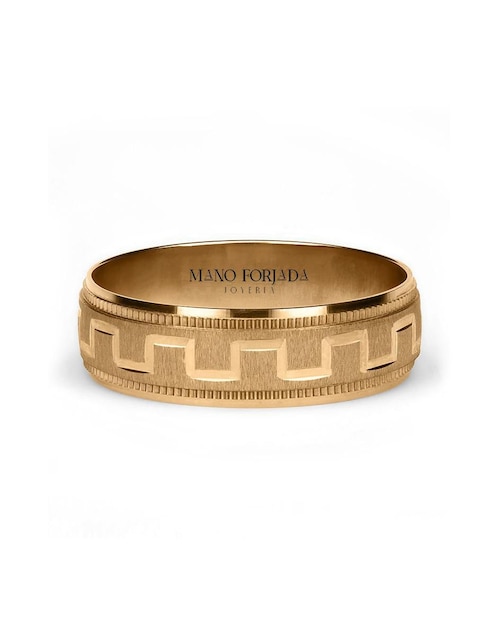 Argolla de oro 14 k Mano Forjada