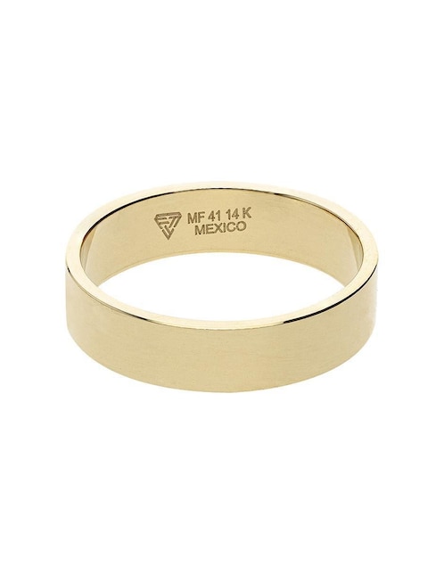 Argolla de oro amarillo 14 k Fonelli Promesa