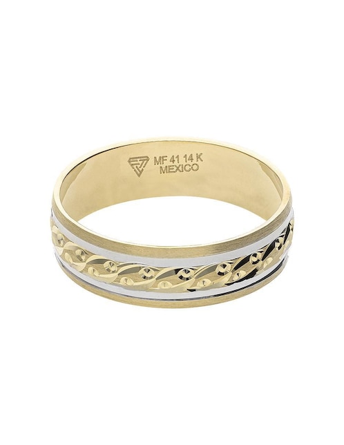 Anillo de compromiso de oro 14 k Fonelli