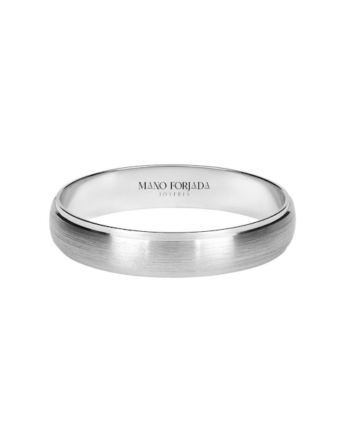 Argolla de oro 14 k Mano Forjada