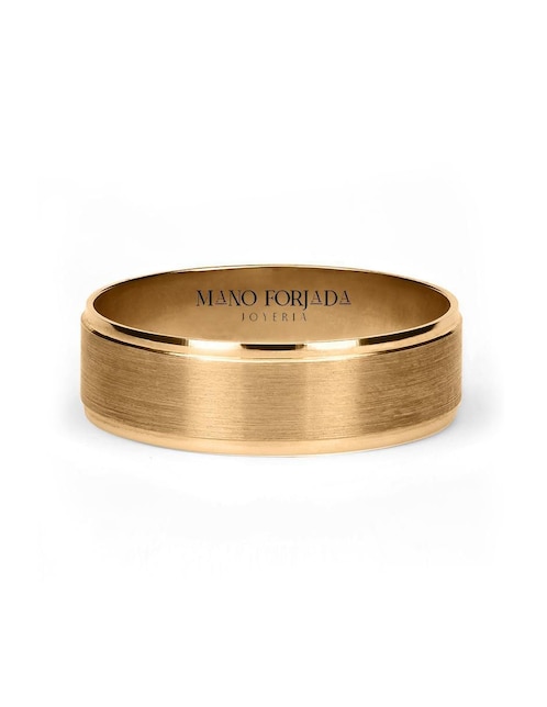 Argolla de oro 14 k Mano Forjada