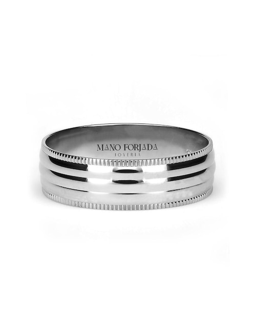 Argolla de oro 14 k Mano Forjada