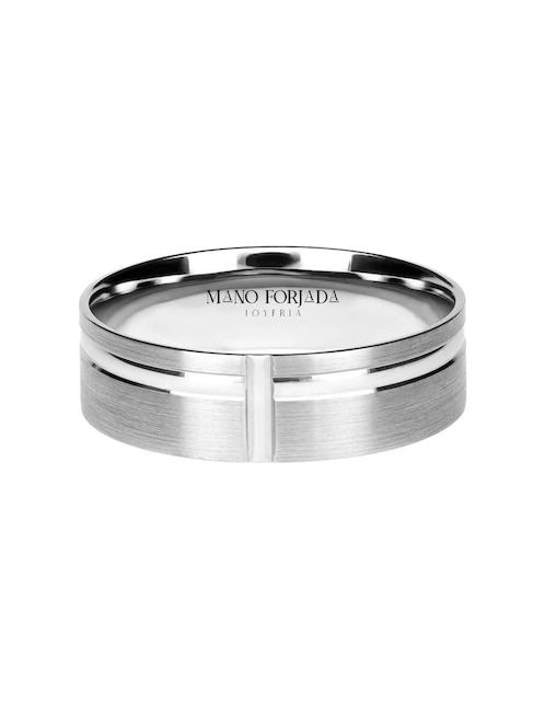 Argolla de oro 14 k Mano Forjada