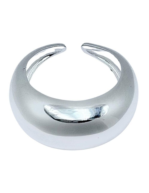 Anillo semicircular Aretize Brillo P 925 de plata
