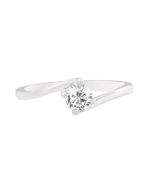 Solitario de oro 14 k Ryoko diamante 1