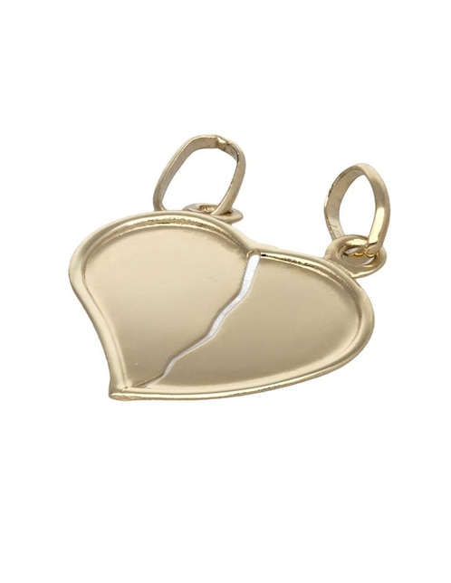 Dije de corazón de oro amarillo 10 K