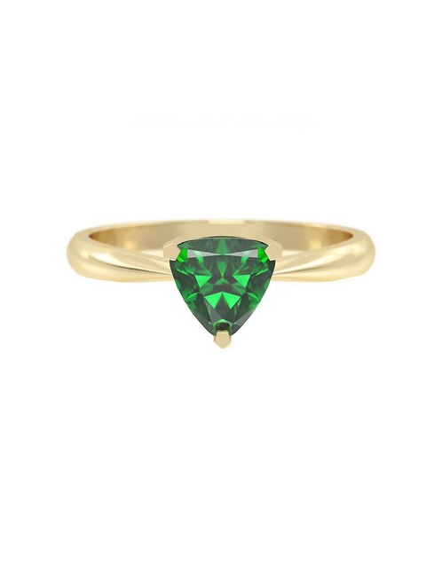Anillo de compromiso de oro 14 k zirconia Anillo de compromiso de oro 14 k zirconia