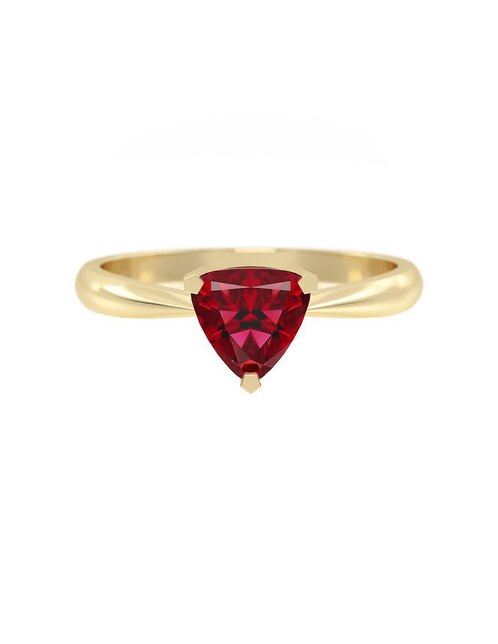 Anillo de compromiso de oro 14 K zirconia Anillo de compromiso de oro 14 K zirconia