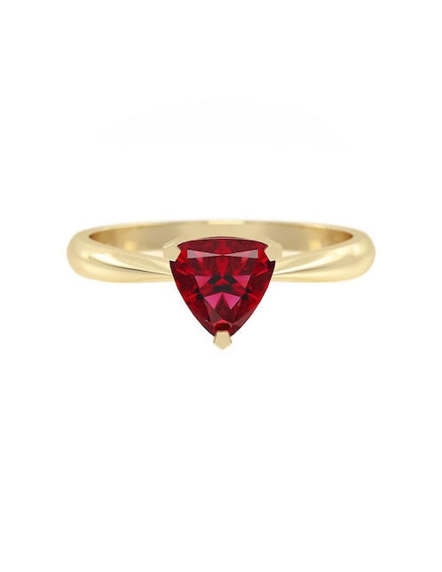 Anillo de compromiso "de" oro 14 k abba joyas no aplica zirconia