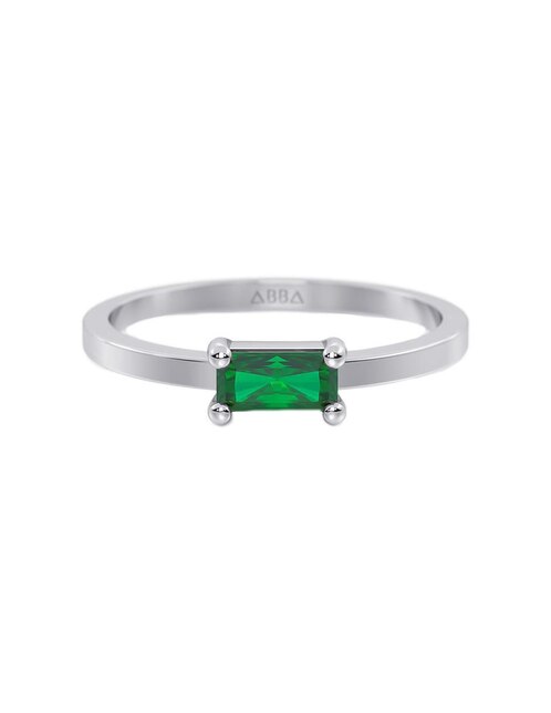 Anillo de compromiso de oro 10 k zirconia 1