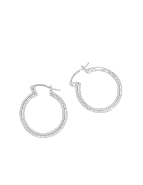 Arracadas Teresa Díaz Joyería Mexicana de plata P 925 con acabado plateado