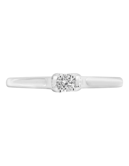 Solitario de oro 14 k Yessy diamante 1