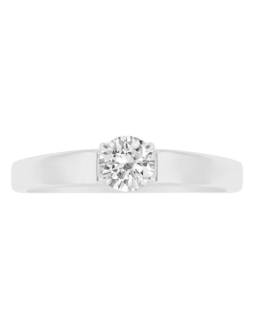 Solitario de oro 14 k Margot diamante 1