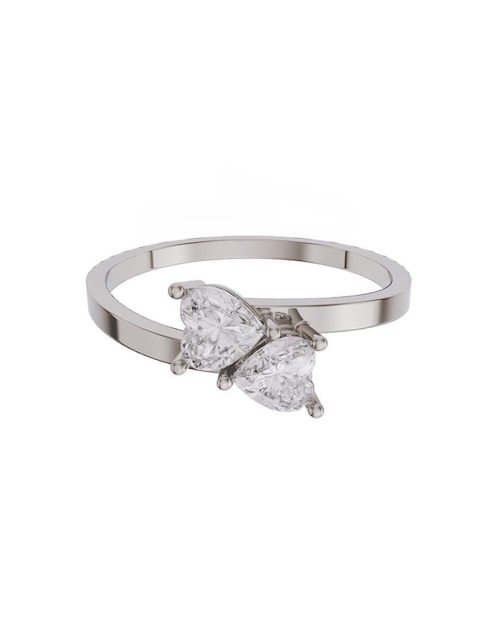 Anillo de compromiso de oro 14 K Fonelli Promesa zirconia
