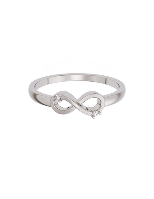 Anillo de compromiso de oro 14 K Fonelli Promesa zirconia