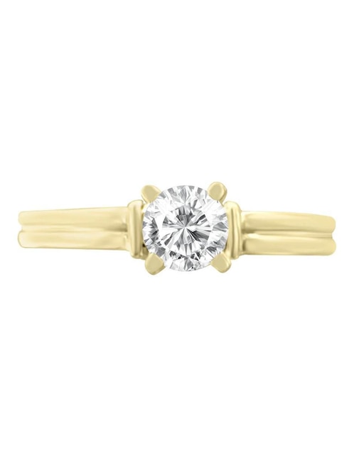 Anillo de compromiso de oro 14 K Klamore Jacoba diamante