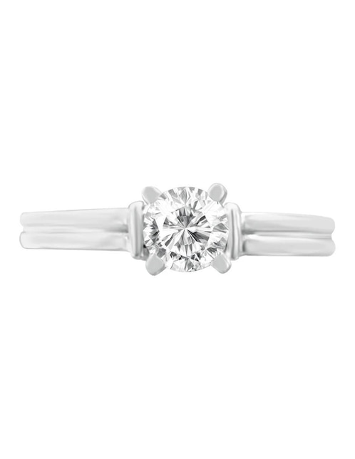 Anillo de compromiso de oro 14 k Jacoba diamante 1