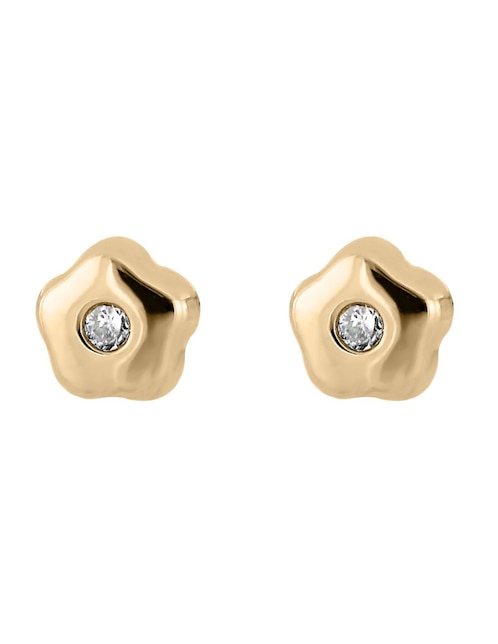 Broqueles redondos Cristal Joyas de oro diamante