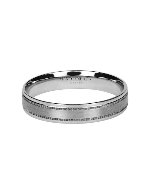 Argolla de oro 14 k Mano Forjada
