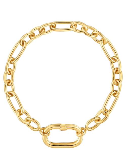 Pulsera Tous de plata P 925 Hold Oval con acabado brillante