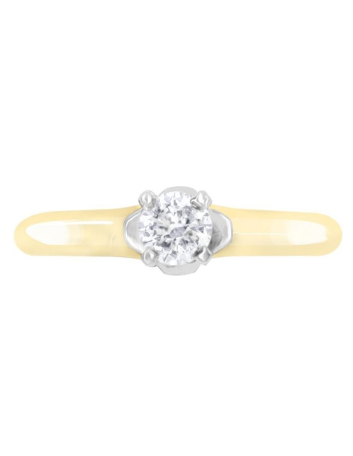 Anillo de compromiso "de" oro 14 k klamore elisea diamante