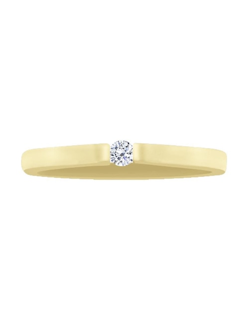 Anillo de compromiso "de" oro 14 k klamore carlie diamante