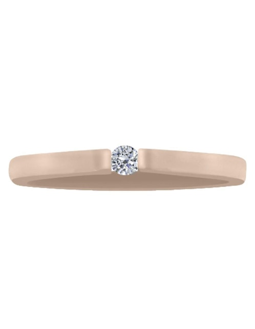Anillo de compromiso de oro 14 k Carlie diamante 1