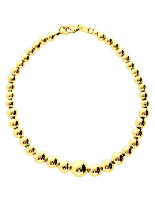Pulsera Joyerías Bizzarro de oro 14 K con acabado brillante
