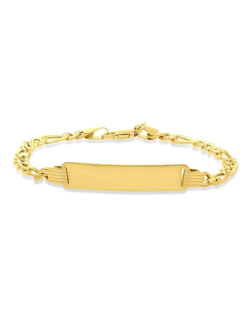 Esclava Joyerías Bizzarro de oro 14 K con acabado brillante