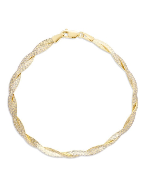 Pulsera de oro 14 K con acabado pulido