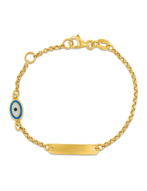 Esclava Joyerías Bizzarro de oro 14 k con acabado brillante