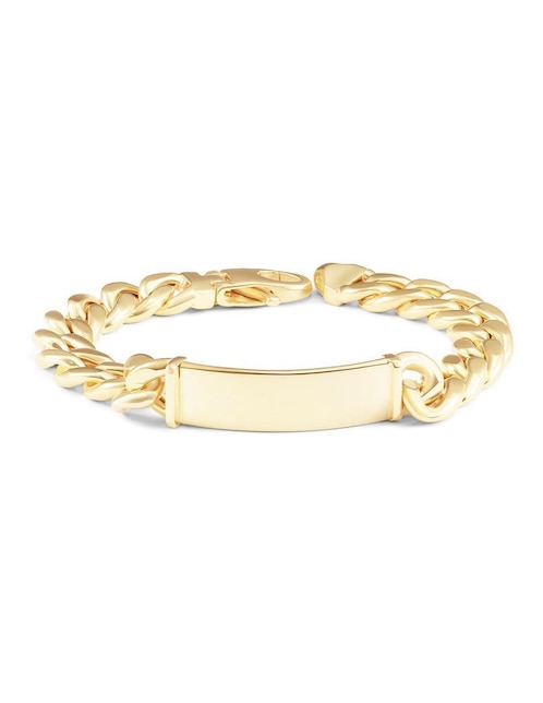 Esclava Joyerías Bizzarro de oro 14 K con acabado pulido