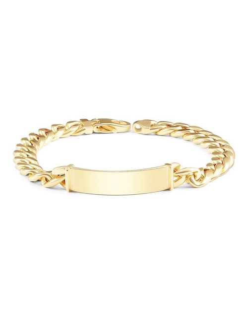 Esclava Joyerías Bizzarro de oro 14 K con acabado brillante