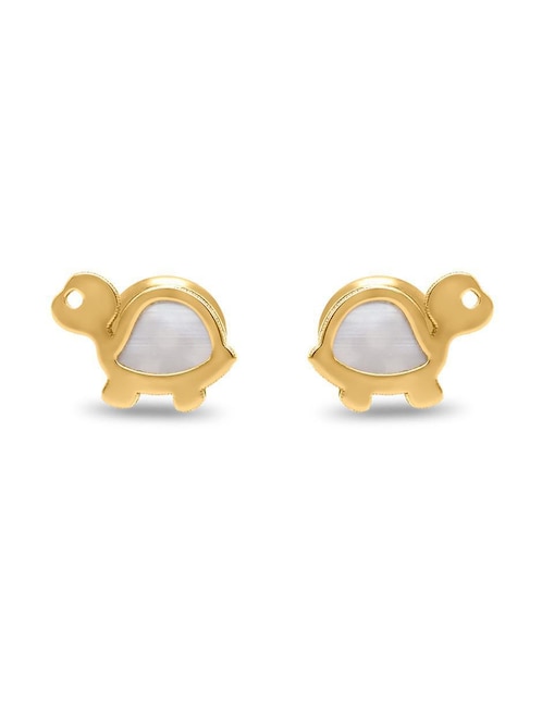 Broqueles de tortuga Joyerías Bizzarro de oro
