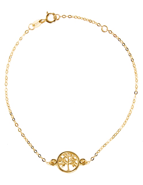 Pulsera de oro 14 k con acabado pulido 1
