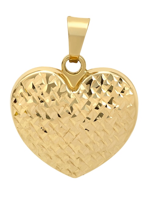 Dije de corazón de oro 14 K 1