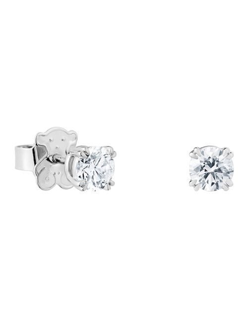 Aretes circulares Tous Essentials Lgd con acabado brillante diamante