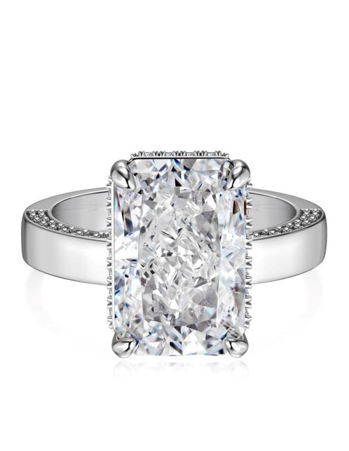 Anillo de compromiso de plata P 925 Imperial zirconia