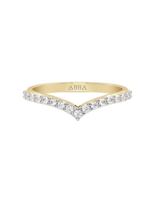 Anillo de oro zirconia brillante Anillo de oro zirconia brillante