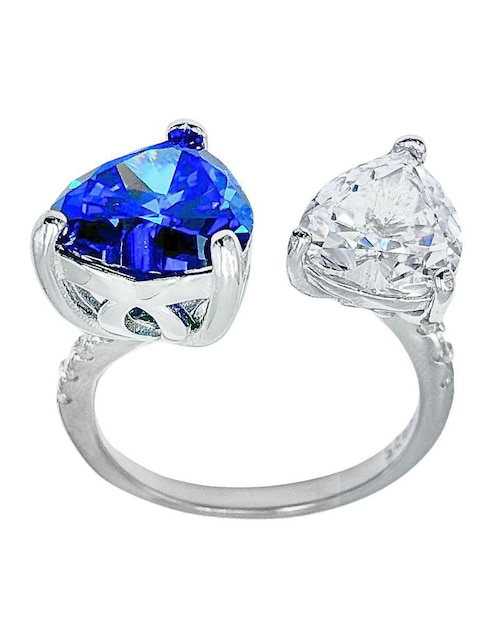 Anillo de corazón Aretize P 925 de plata zirconia brillante