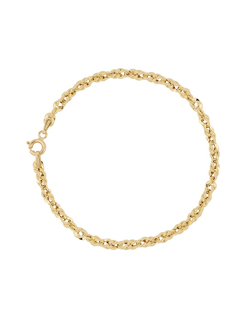 Pulsera de oro 14 K con acabado pulido 4