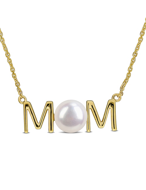 Collar Mom de oro amarillo 14 K 1