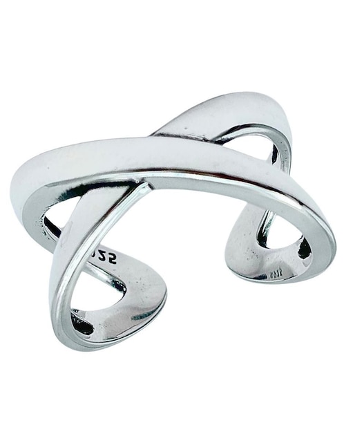 Anillo de cruz Aretize Brillo P 925 de plata
