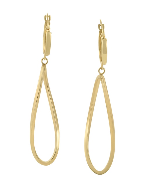 Aretes circulares Cristal Joyas de oro