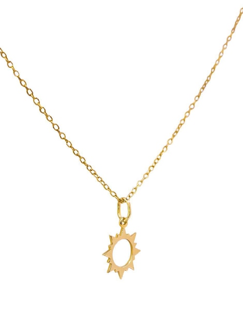 Collar con dije de sol Teresa Díaz Joyería Mexicana Universe de plata P 925