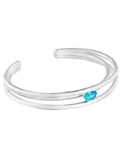 Brazalete Tous de plata con topacio p 950 Duna