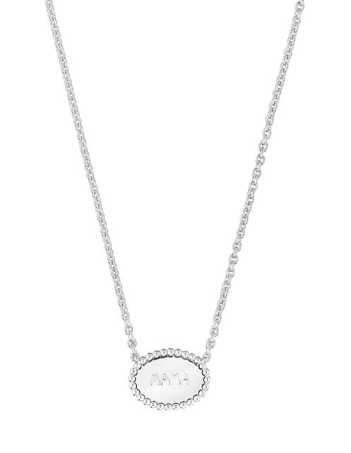 Collar ovalado Tous Mamá de plata P 925