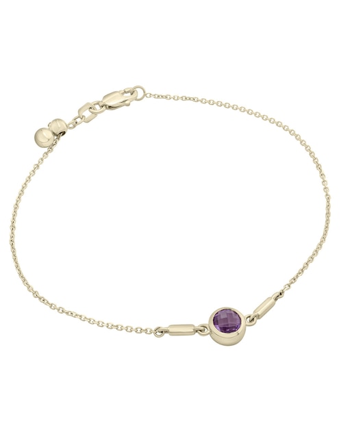 Pulsera Mjj Brilliant Inc de oro 14 K