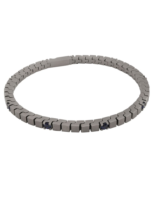 Pulsera Mjj Brilliant Inc de oro 14 K con acabado pulido