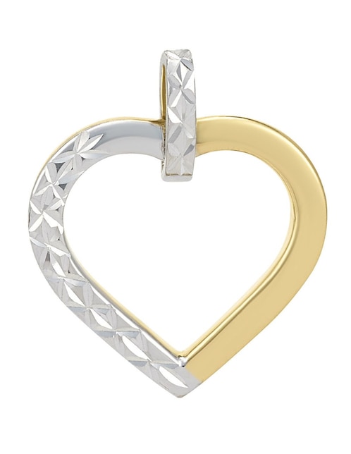 Dije de corazón de oro 14 K 1